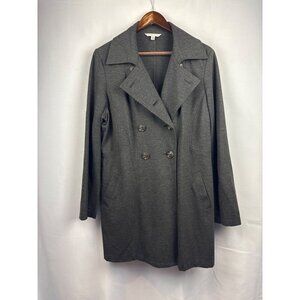 Women’s Cabi XL Black Trench Coat with Pockets